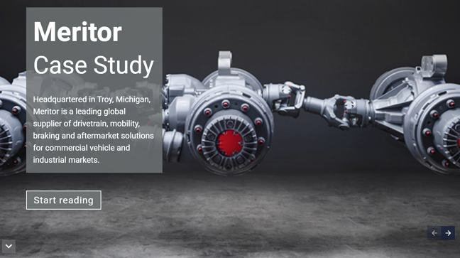 Meritor Case Study Cover Image