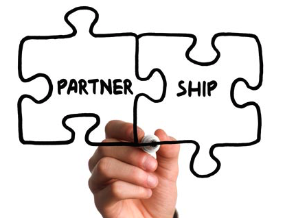 puzzle pieces of partnerships
